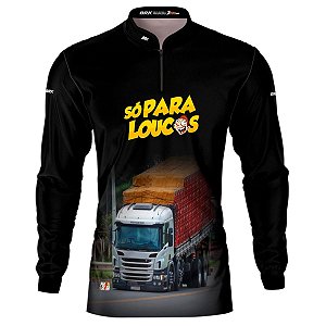 Camisa BRK Caminhão Só Para Loucos Com Proteção UV50 +