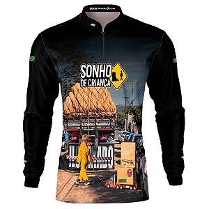 Camisa BRK Caminhão Sonho De Criança Com Proteção UV50 +