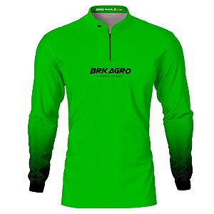 Camisa Agro Brk Verde Clean com Proteção UV50+