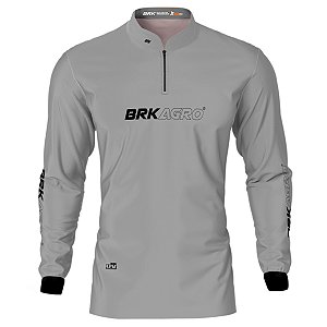 Camisa Agro Brk Cinza Clean com Proteção UV50+