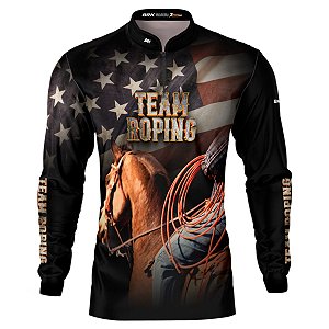 Camisa Agro BRK Team Roping Estados Unidos com UV50+