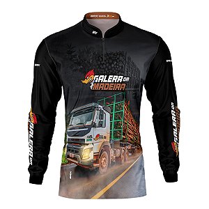 Camisa de Caminhão Brk Galera da Madeira com Proteção UV50+