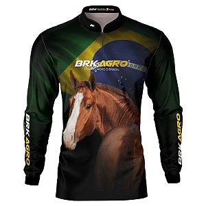 Camisa Agro BRK Team Roping Brasil 3 com UV50+