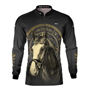 Camisa Agro Brk Medalhão de São Bento + Cavalo com UV50+