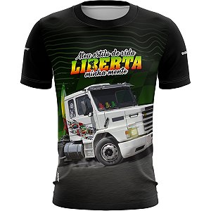 Camiseta Casual BRK Meu Estilo Liberta com UV50+