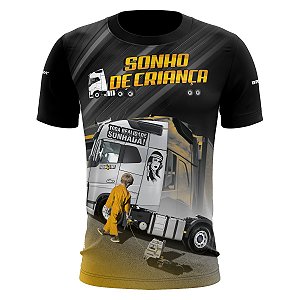 Camiseta Casual Brk Sonho de Criança com Proteção UV50+