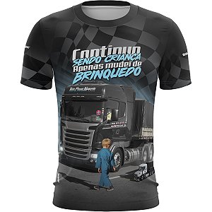 Camiseta Casual BRK Continuo Sendo Criança com UV50+