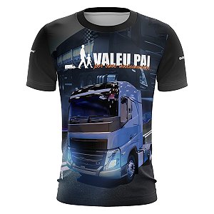 Camiseta Casual Brk Valeu Pai por Seus Ensinamentos com Proteção UV50+