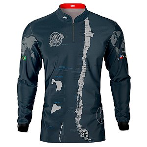 Camisa Motociclista BRK Expedição Atacama Chile com Proteção Solar UV50 +