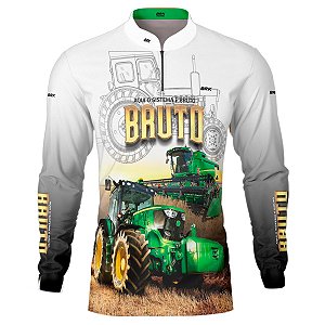 Camisa Agro BRK Aqui o Sistema é Bruto Trator com UV50 +