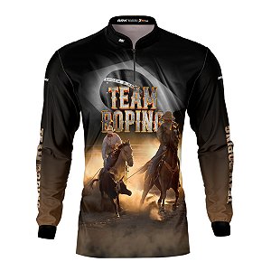 Camisa Agro Brk Team Roping Brasil com Proteção UV50+