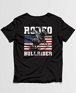 Camiseta Agro Brk Rodeo Bullrider Algodão Egípcio