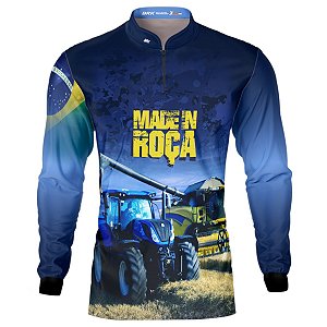 Camisa Agro BRK Made in Roça com UV50+
