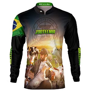 Camisa Agro BRK Zootecnia Produção Animal com UV50+
