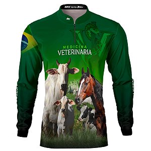 Camisa Agro BRK Medicina Veterinaria com UV50+