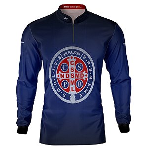 Camisa Brk Agro Azul São Bento com Proteção UV50+