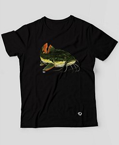 Camiseta Brk Fishing Peixe Pirarara com Algodão Egípcio