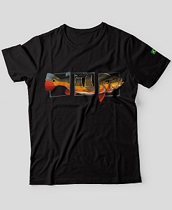 Camiseta Brk Fishing Tucunaré Açu com Algodão Egípcio