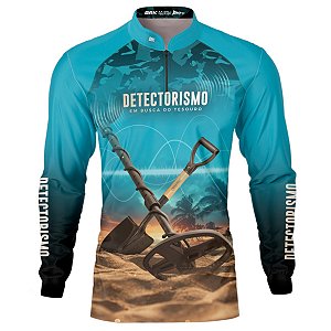 Camisa BRK Profissões Detectorismo Clara com UV50+