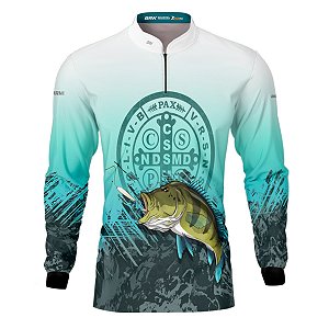 Camisa de Pesca BRK Tucunaré Verde com UV50+