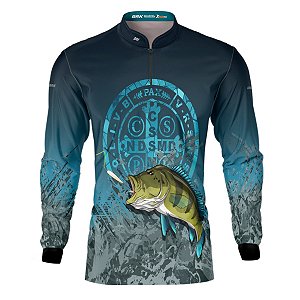 Camisa de Pesca BRK Verde Àgua Tucunaré com UV50+