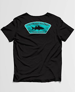 Camiseta Brk Fishing Cath And Release Robalo com Algodão Egípcio