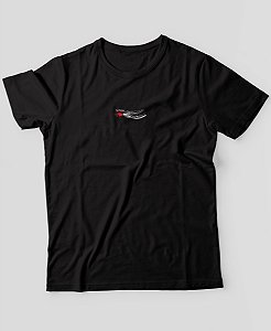 Camiseta Brk Fishing Isca Artificial Vermelha com Algodão Egípcio