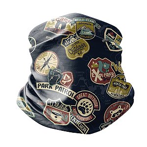 Bandana Tubeneck Brk Wild Life Com Proteção UV50+