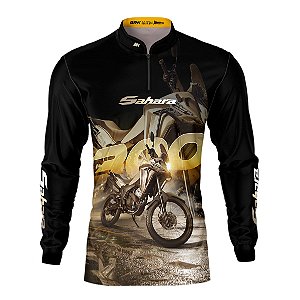 Camisa Brk Motociclismo XRE 300 SAHARA com Proteção UV50+