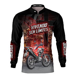 Camisa Brk Motociclismo NRX 160 BROS com Proteção UV50+