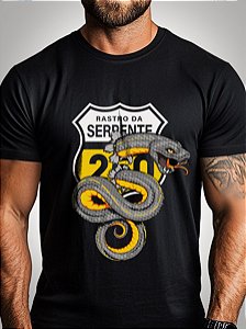 Camiseta Brk Rastro da Serpente com Algodão Egípcio