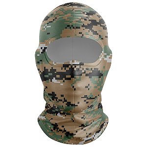 Balaclava Tubeneck Brk Camuflada Digital Florestal com UV50+