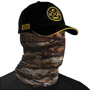 Bandana Tubeneck Brk Camuflada Textura Tronco Árvore Com Proteção UV50+
