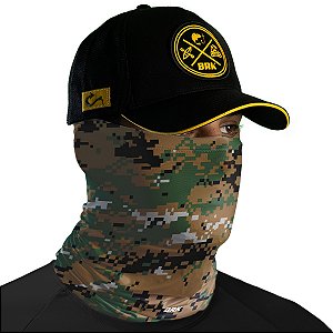 Bandana Tubeneck BRK Camuflada Digital Florestal Com Proteção UV50+