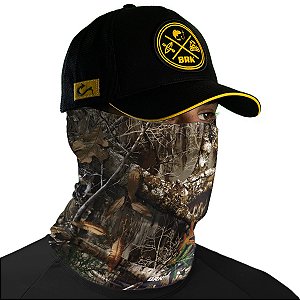 Bandana Tubeneck BRK Camuflada Folhas e Galhos Tipo 2 Com Proteção UV50+