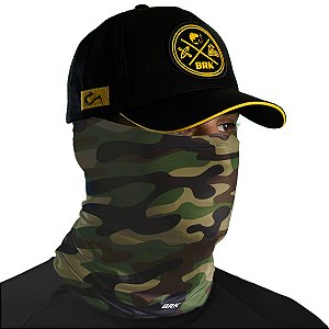 Bandana Tubeneck Brk Camuflada Floresta Tipo 2 Com Proteção UV50+
