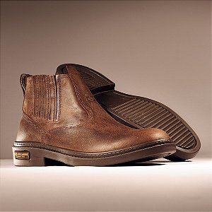 Botina Brk Texas Brown - Couro Legítimo
