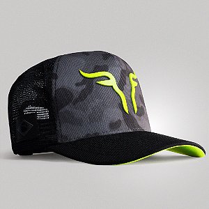Boné Trucker Brk Agro Toro Verde Florescente