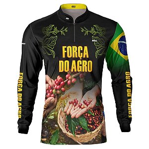 Camisa Agro Brk A Força do Agro Cafeicultor com Uv50