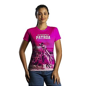 Camiseta Agro Brk Quem Manda é a Patroa com UV50+