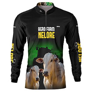 Camisa Brk Agro Farm Nelore com Proteção Solar UV  50+