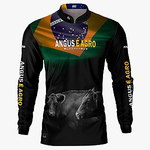 Camisa Agro Brk Angus é Agro Brasil com Proteção Solar UV  50+