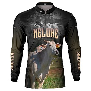 Camisa BRK Agro Raça Nelore com Proteção Solar UV  50+