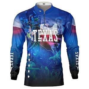 Camisa Country BRK Texas Rodeio com UV50 +