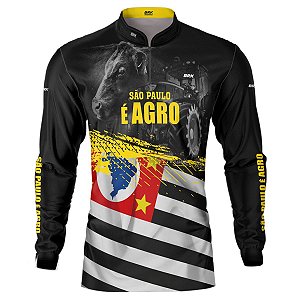 Camisa Agro BRK São Paulo é Agro com UV50 +
