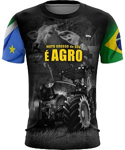 Camiseta Agro BRK Mato Grosso do Sul é Agro com UV50 +
