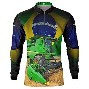 Camisa Agro BRK Colheitadeira com UV50 +