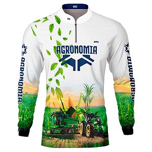Camisa Agro Brk Agronomia Branca com Uv50