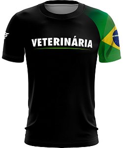 Camiseta de Profissão Brk Veterinária com Uv50