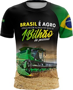 Camiseta Agro BRK Agro é Bilhão com UV50 +